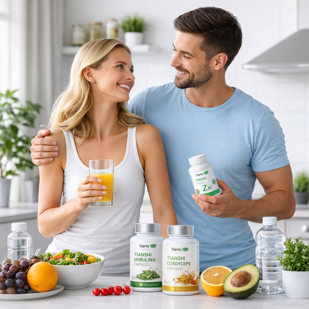 Tiens qida əlavələri — zinc və cordyceps kapsulları